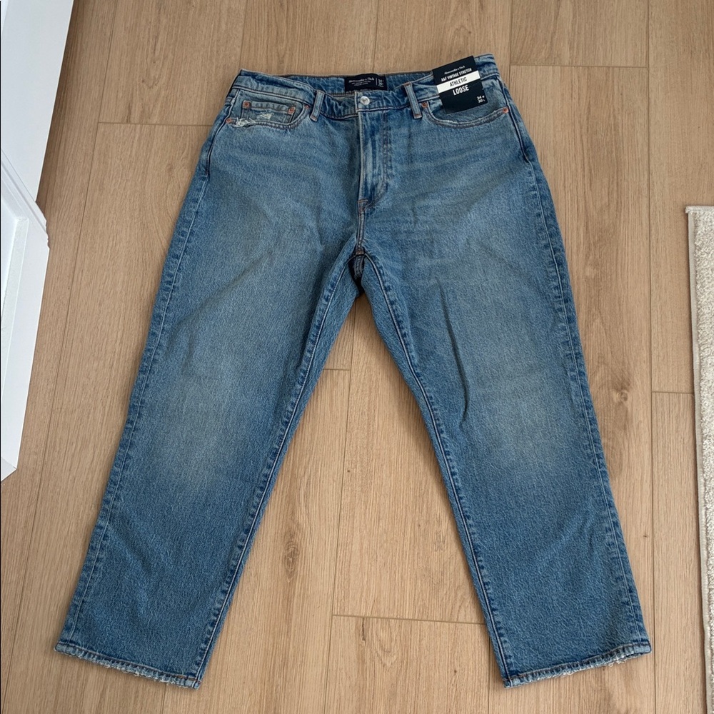 Abercrombie & Fitch Light Blue Straight Jeans